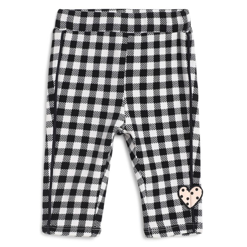 Knitted Long Trousers -Check Pattern image number null
